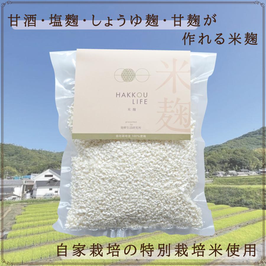 米麹 乾燥 500g×3袋 農林水産省推奨の特別栽培米使用 塩麹 塩こうじ 甘酒 丸本酒造 | 