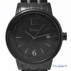 ハワイアンジュエリー 時計 Maxi マキシウォッチ ラウンド/BK/4632M【送料無料】【プレゼント】レディース メンズ(25300円)