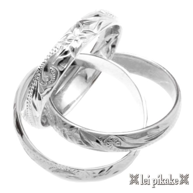 ハワイアンジュエリー 指輪 リング シルバー925 3連リング ・シルバー