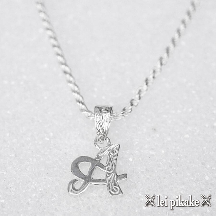 ハワイアンジュエリー ネックレス ペンダント ミニ イニシャル ペンダント シルバー925 【メール便送料無料】 | ハワイアンジュエリー | 05