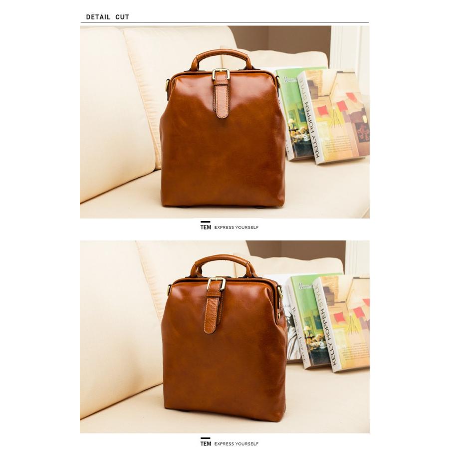 3-126 牛革 軽量 本革 レザー レディース リュックサック バッグ 女性