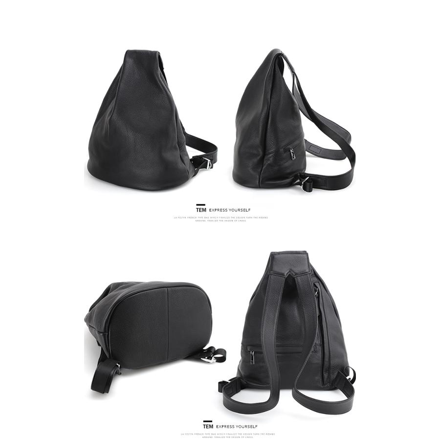 5-146 牛革 軽量 本革 レザー レディース リュックサック バッグ 女性