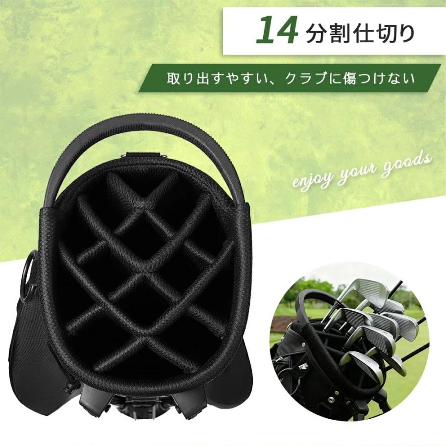 ゴルフバッグ キャディバッグ メンズ レディース 軽量 セルフスタンド