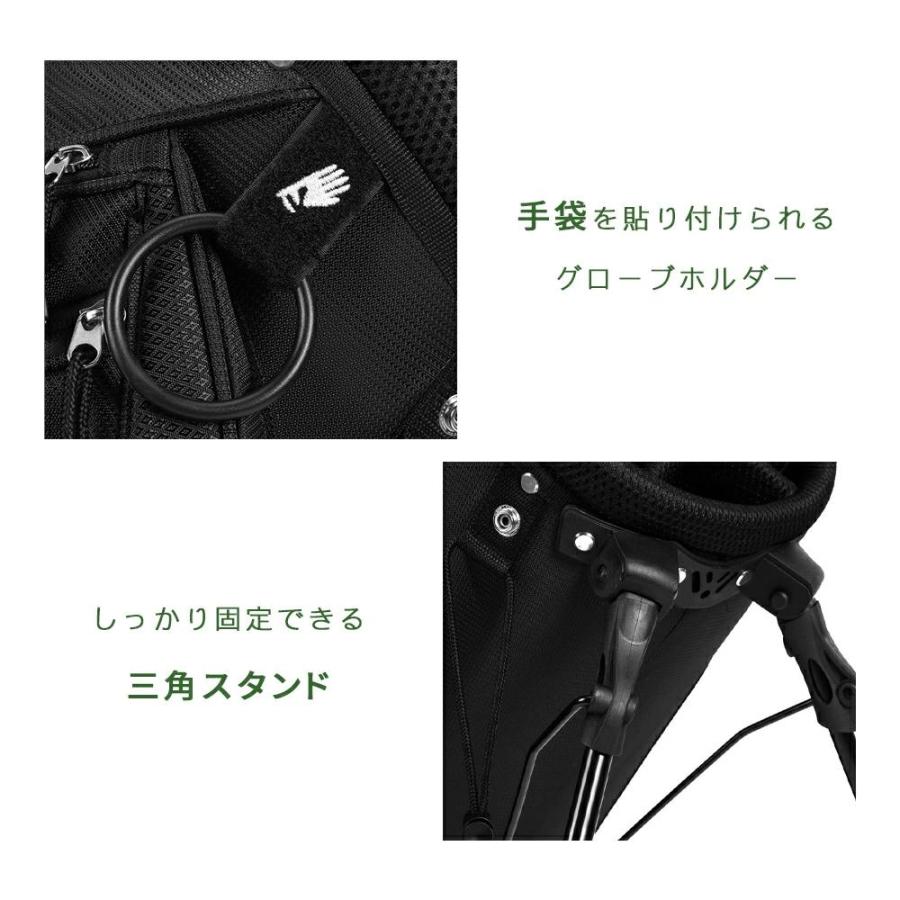 新品未使用 クランク セルフスタンド キャディバッグ　２本セット　送料込み ゴルフバッグ キャディバッグ メンズ レディース 軽量 セルフスタンド