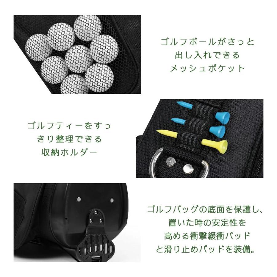 ゴルフバッグ キャディバッグ メンズ レディース 軽量 セルフスタンド