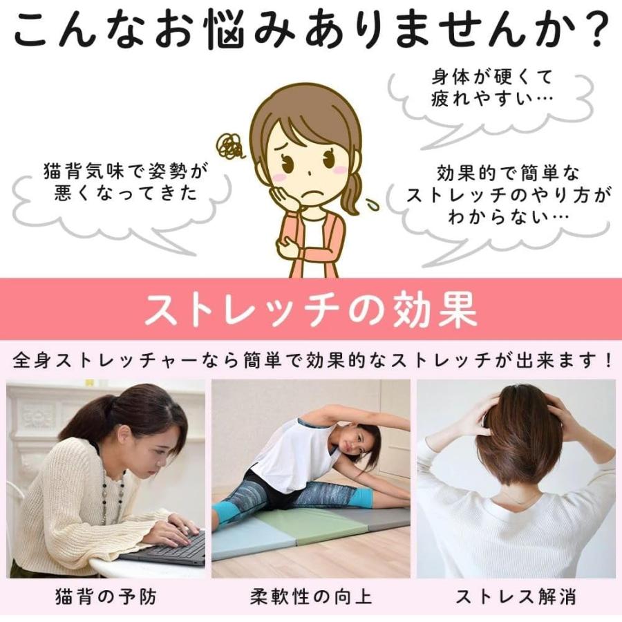 全身のびのび ストレッチマスター ストレッチ器具 牽引 ストレッチャー