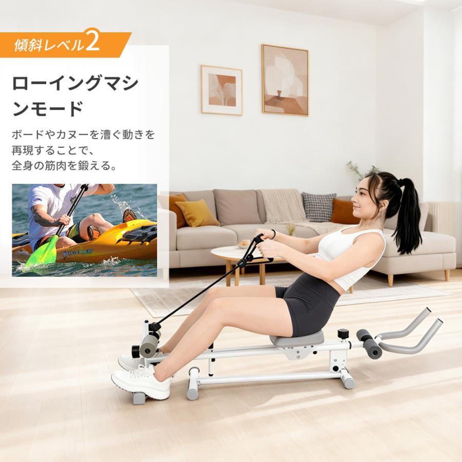 ローイングマシン 腹筋ローラー アブクラッシャー ダイエット器具 腹筋