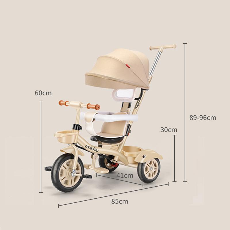Yumcue 子供用三輪車 5in1三輪車 ベビーカー 手押し棒付き 手押し棒