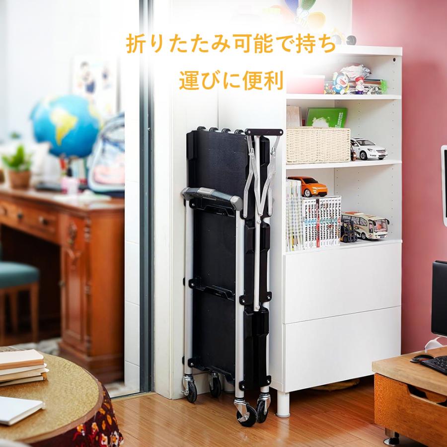 ワゴン 折りたたみ ツールワゴン 3段 キャスター付き キッチンワゴン