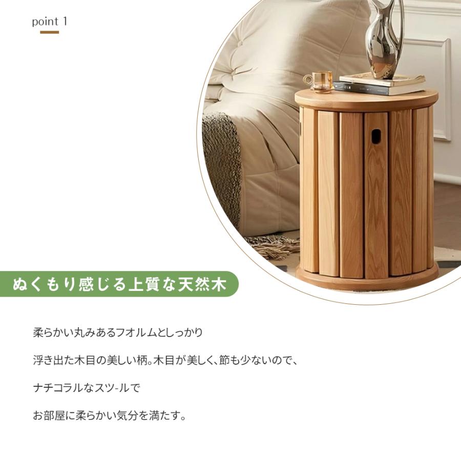 ブラウン　スツール 木製 サイドテーブル キッチンスツール　収納 円形 重ねる スツール 木製 4脚セット サイドテーブル キッチンスツール 食卓椅子