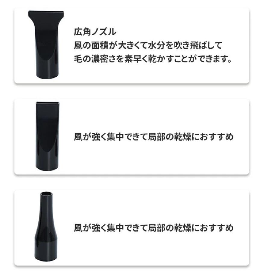 Yumcute ペットドライヤー ペット ドライヤー ペットヘアードライヤー ペット用 犬 猫 ブロワー 乾燥 送風機 速乾 ペットヘアー乾燥機 簡単操作 業務用 静音_6