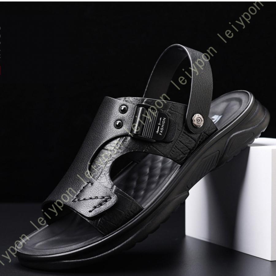 スポーツサンダル スリッパ ファッションサンダル ビーチサンダル メンズ 2way レザーシューズ カジュアル おしゃれ かっこいい 軽量 川遊び キャンプ 通気 |  | 06
