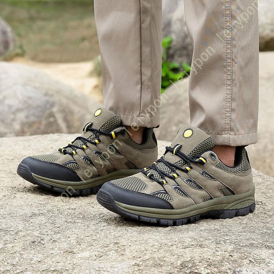 トレッキングシューズ メンズ 防水 登山靴 ハイカット 大きいサイズ アウトドアシューズハイキングシューズ 旅行 屈曲性 疲れない ウォーキングシューズ |  | 17