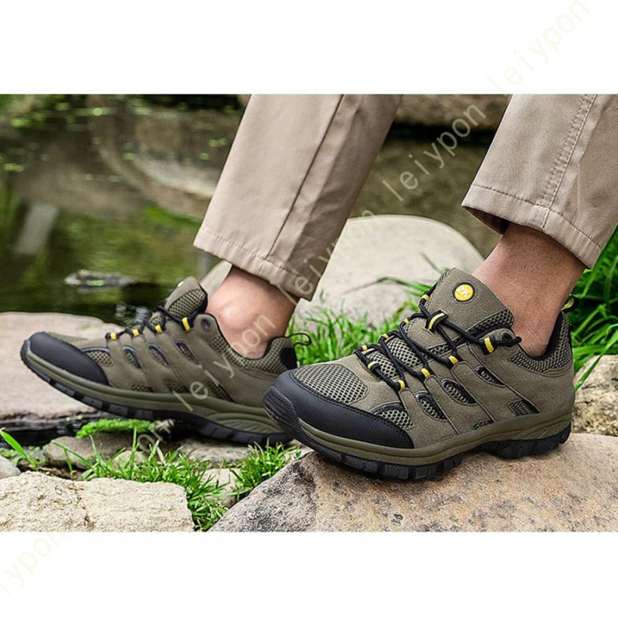 トレッキングシューズ メンズ 防水 登山靴 ハイカット 大きいサイズ アウトドアシューズハイキングシューズ 旅行 屈曲性 疲れない ウォーキングシューズ |  | 22