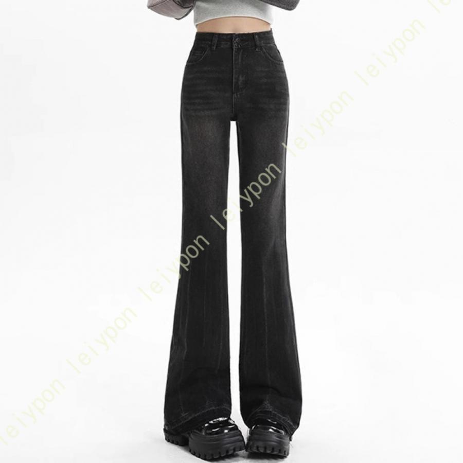 フレアパンツ デニム レディース ハイウエスト フレアデニム ブーツカット ベルボトム ボトムス デニムパンツ ジーンズ 裏起毛 ストレッチ レトロ カジュアル |  | 20