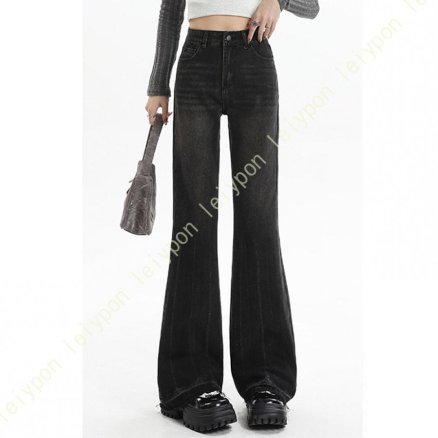 フレアパンツ デニム レディース ハイウエスト フレアデニム ブーツカット ベルボトム ボトムス デニムパンツ ジーンズ 裏起毛 ストレッチ レトロ カジュアル |  | 13