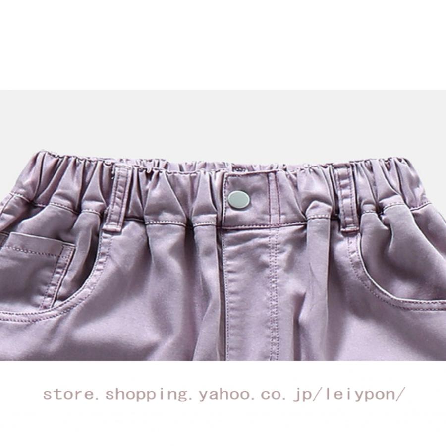 デニムパンツ 女の子 ワイド ジーパン ボトムス パンツ デニム 子供服 小学生 中学生 女の子 キッズ ジュニア 通学 おでかけ |  | 19