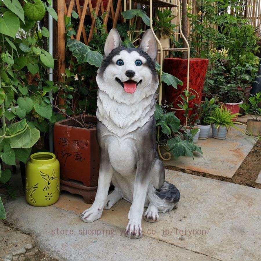 ガーデン オーナメント ポメラニアン 置物 オブジェ  犬 ドッグ 室内 屋外 ガーデン オーナメント ポメラニアン 置物 オブジェ おしゃれ