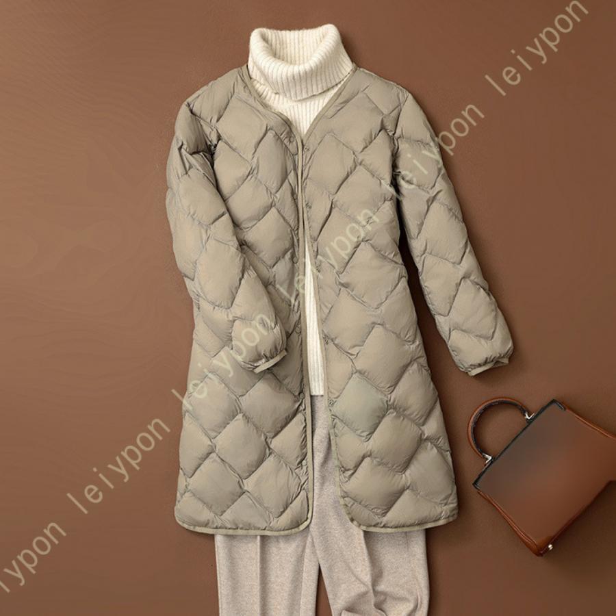 lovilyn★ラヴィリン★ジャガードミドル丈エコダウンジャケット Lovilyn（ラヴィリン）の「ジャガードミドル丈エコダウン