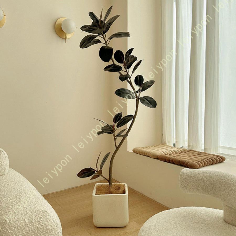 フェイクグリーン 観覧植物 人工観葉樹 観葉植物 フェイク 造花 シンプル オフィス 室内 インテリア 大型 鉢 おしゃれ 人工 お祝い 父の日 水やり不要_2