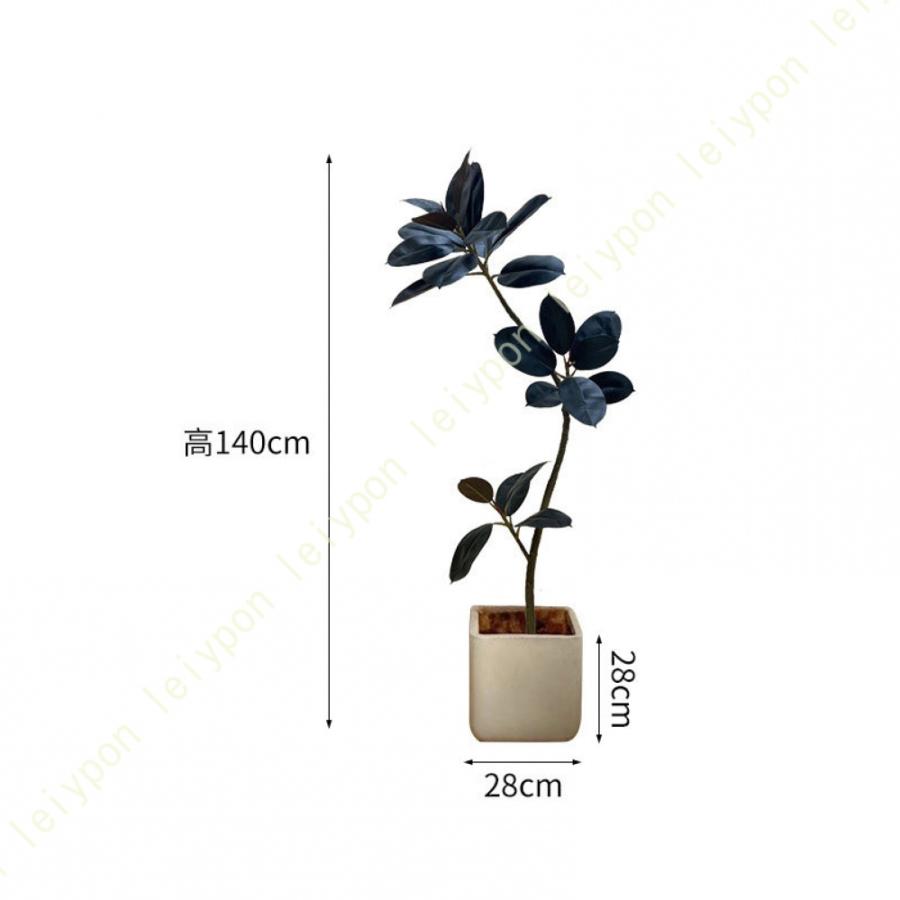 フェイクグリーン 観覧植物 人工観葉樹 観葉植物 フェイク 造花 シンプル オフィス 室内 インテリア 大型 鉢 おしゃれ 人工 お祝い 父の日 水やり不要_6