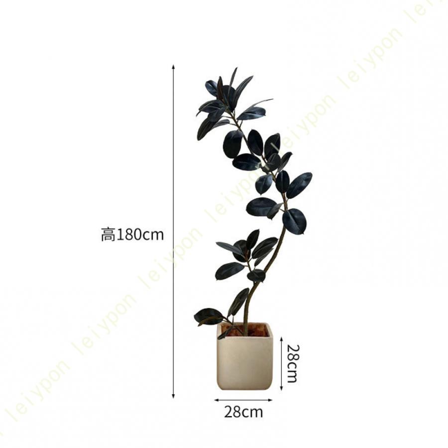 フェイクグリーン 観覧植物 人工観葉樹 観葉植物 フェイク 造花 シンプル オフィス 室内 インテリア 大型 鉢 おしゃれ 人工 お祝い 父の日 水やり不要_8