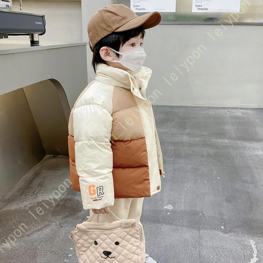 子供服 男の子 ダウンジャケット キッズ ダウンコート 子ども 女の子 アウター ロング丈 オーバーコート防寒防風 毛皮フード付き 男女兼用 軽量 可愛い |  | 14