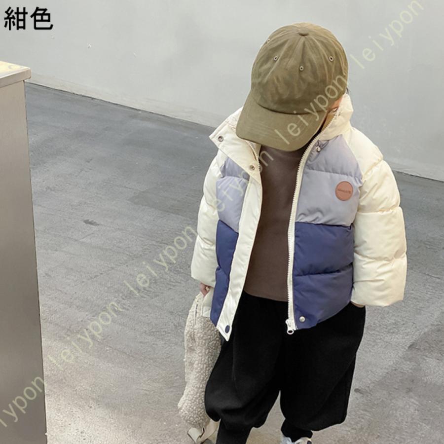子供服 男の子 ダウンジャケット キッズ ダウンコート 子ども 女の子 アウター ロング丈 オーバーコート防寒防風 毛皮フード付き 男女兼用 軽量 可愛い |  | 06