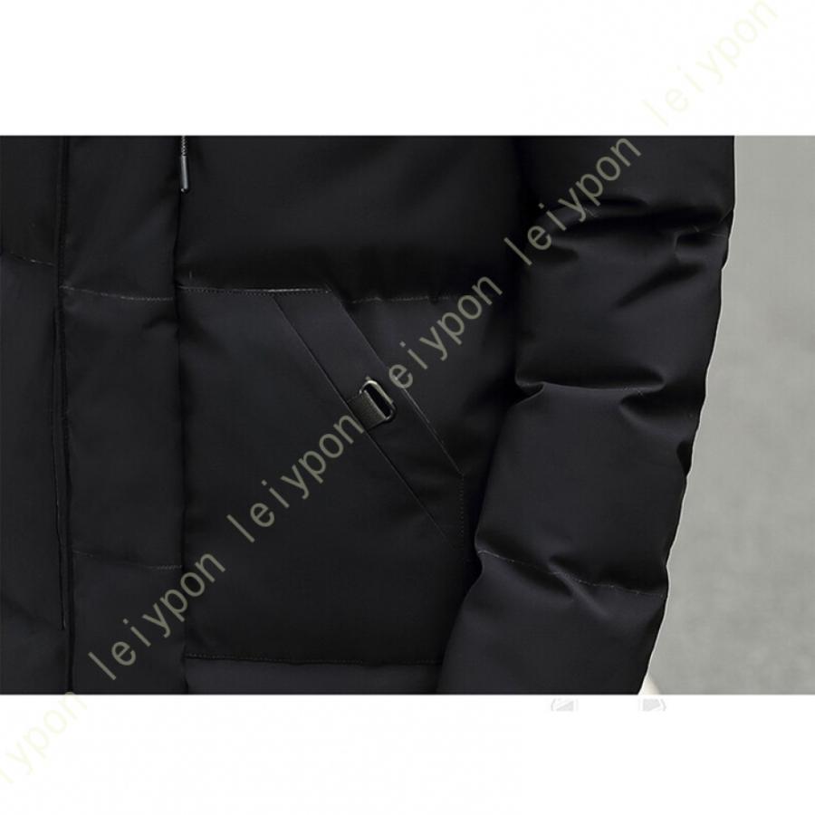 コート メンズ 中綿コート ジャケット メンズコート ロングコート 中綿 ジャケット 厚手 アウター 大きいサイズ 防寒 防風 冬 20代 30代 40代 50代 フード付き｜leiypon｜20