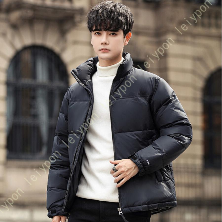 中綿コート メンズ コート ダウンジャケット 中綿ジャケット ハーフ丈 防寒 撥水 防風 カジュアル 秋 冬 軽量 ウルトラライト 無地 アウトドア スリム |  | 10