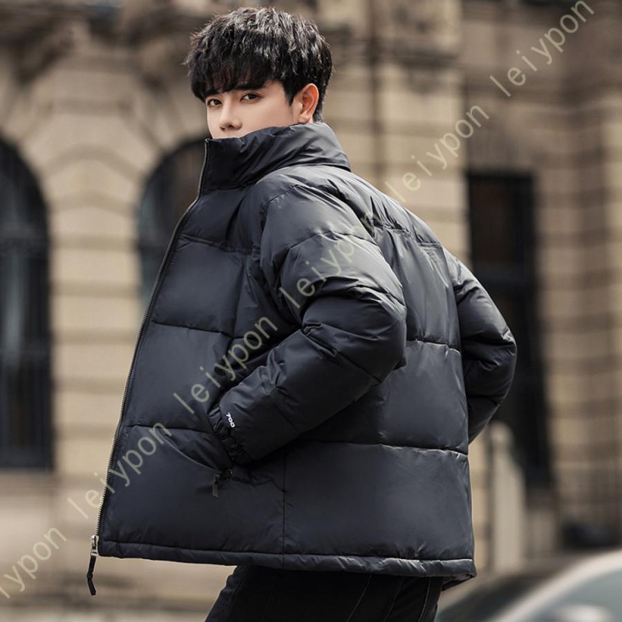 中綿コート メンズ コート ダウンジャケット 中綿ジャケット ハーフ丈 防寒 撥水 防風 カジュアル 秋 冬 軽量 ウルトラライト 無地 アウトドア スリム |  | 11