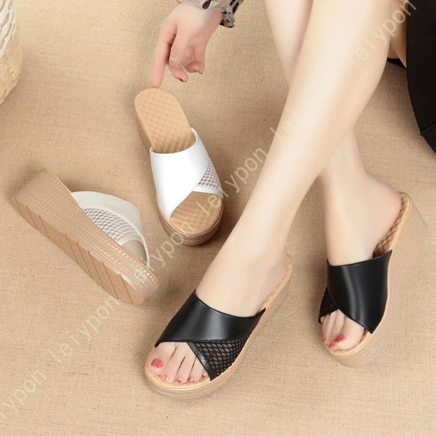 透かし彫りミュール サンダル レディース 歩きやすい ヒール ウェッジソール サンダル レディース 靴 オフィス 履きやすい 厚底 サンダル サボ サンダル 1wonwbnz00 Godawaripowerispat Com