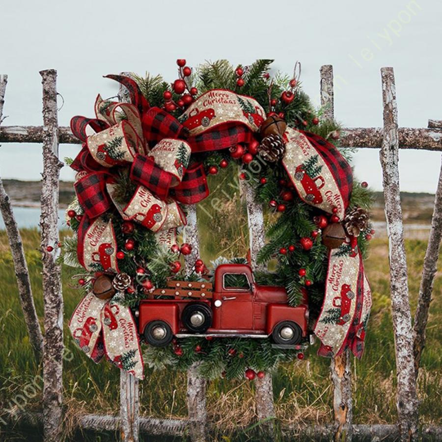 超人気高品質 CMナチュラルリース M クリスマスリース 壁飾り 玄関 天然素材 クリスマス飾り 冬 人気 ギフト ウィンターリース ウィンター 