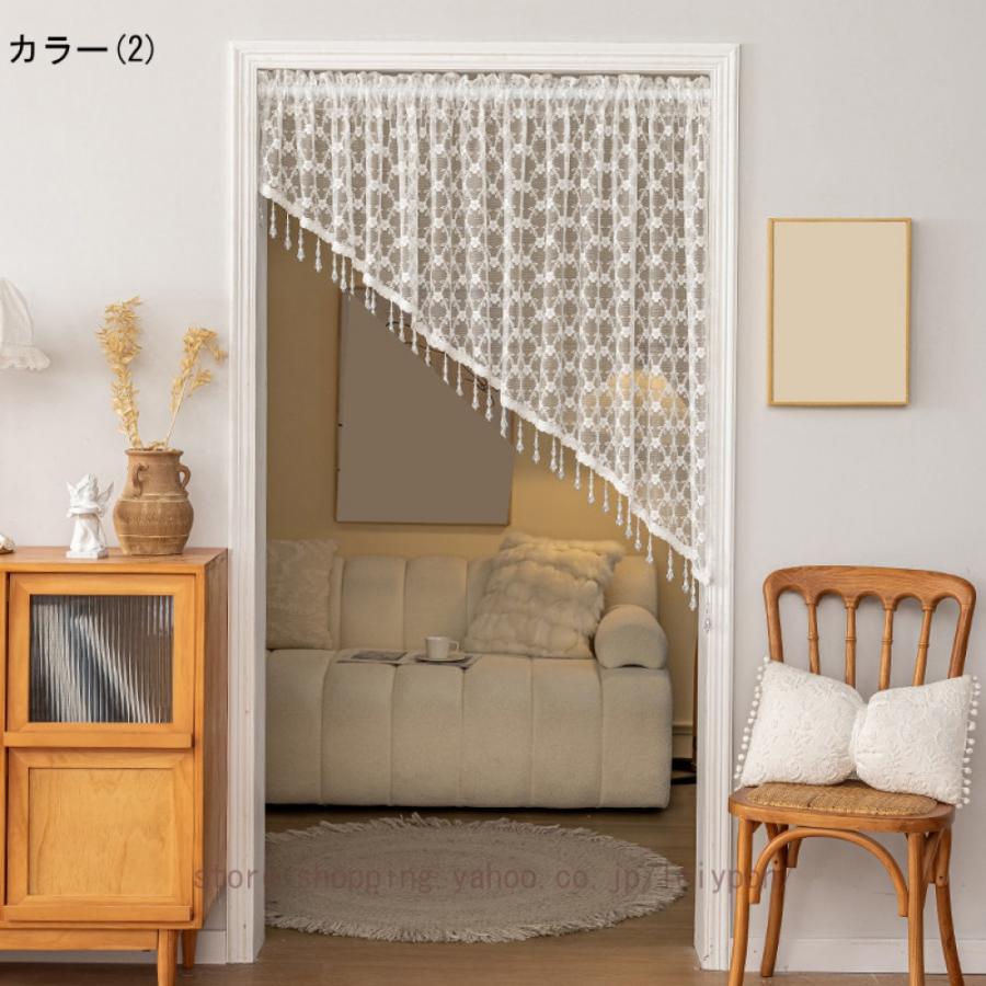 のれん カフェカーテン ハーフカーテン タペストリー 壁掛け おしゃれ 廊下 仕切りドア 出窓 透け感 薄手 プライバシー保護 キッチン窓 棚 隠し収納 |  | 05
