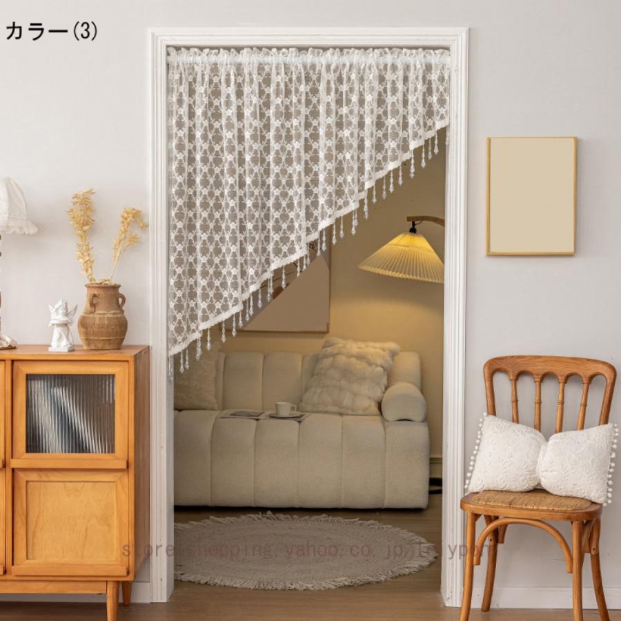 のれん カフェカーテン ハーフカーテン タペストリー 壁掛け おしゃれ 廊下 仕切りドア 出窓 透け感 薄手 プライバシー保護 キッチン窓 棚 隠し収納 |  | 06