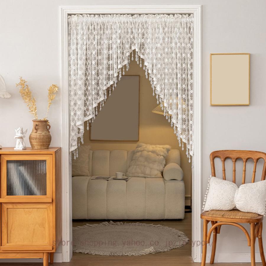 のれん カフェカーテン ハーフカーテン タペストリー 壁掛け おしゃれ 廊下 仕切りドア 出窓 透け感 薄手 プライバシー保護 キッチン窓 棚 隠し収納 |  | 07