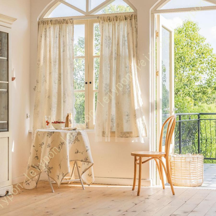 カーテン 小窓用カーテン おしゃれ 間仕切り 植物柄 田園風 小窓用 カーテン かわいい 暖簾 キッチン 目隠し 収納棚 店舗 洗面所 出窓 短いカーテン |  | 12