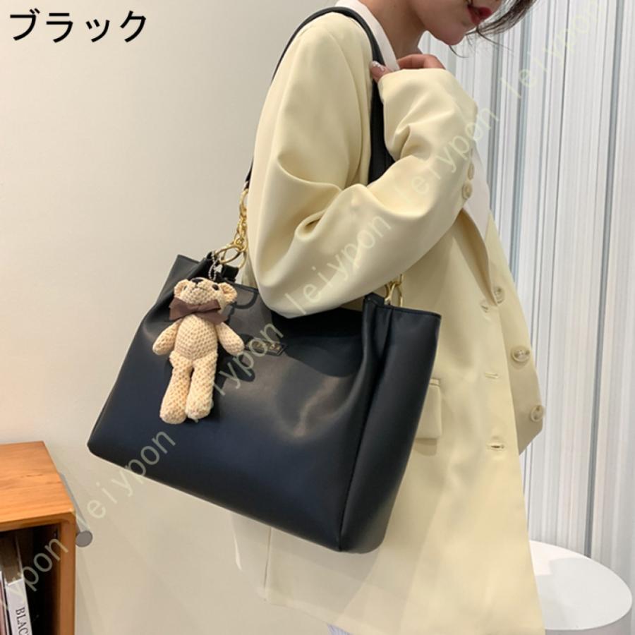 トートバッグ レディース A4 シンプル PUレザー 肩掛け 無地 トートバッグ レディース A4 シンプル PUレザー 肩掛け 無地