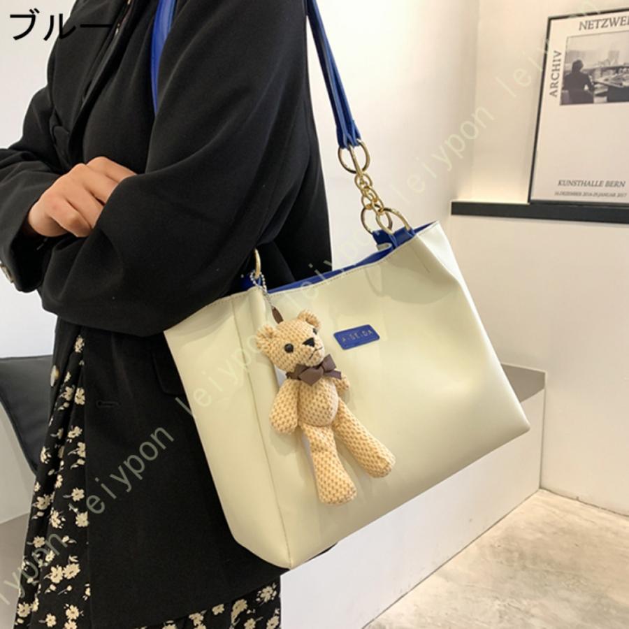 トートバッグ レディース A4 シンプル PUレザー 肩掛け 無地 トートバッグ レディース A4 シンプル PUレザー 肩掛け 無地