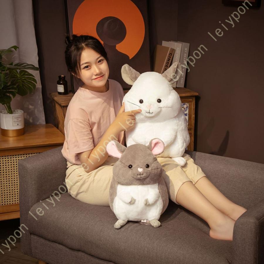 ぬいぐるみ 可愛い 特大 チンチラ ハムスター 抱き枕 大きい ぬいぐるみ 可愛い 特大 チンチラ ハムスター 抱き枕 大きい