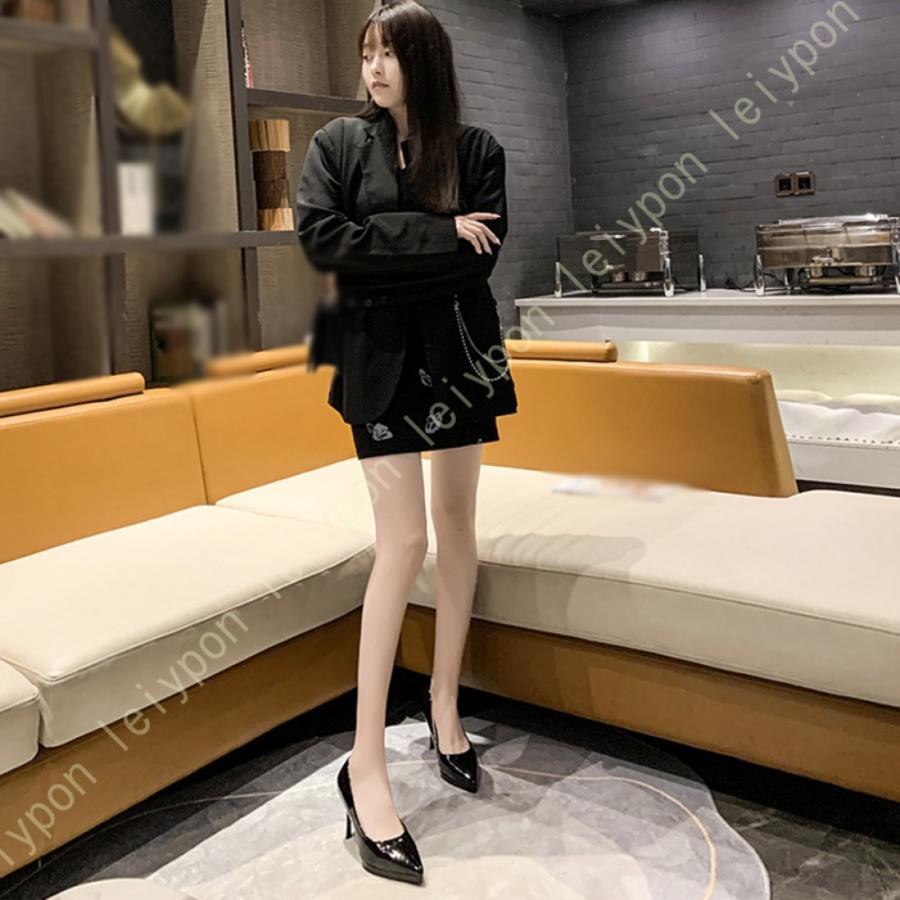 ミニスカート　ハイヒール パンプス 美脚 歩きやすい ハイヒール ピンヒール 10センチヒール 痛くない レディース 脱げない シンプル ブラック ベージュ かかとクッション  : leiypon - 通販 - Yahoo!ショッピング