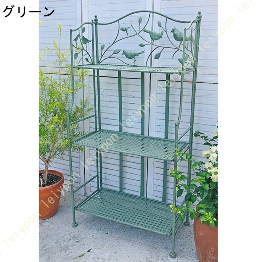 アイアンシェルフ 3段 ガーデンラック フラワースタンド 室内 多層多機能錬鉄製プランタースタンド 植物 棚 組み立てる観葉植物 多肉植物スタンド 花台 収納 |  | 04
