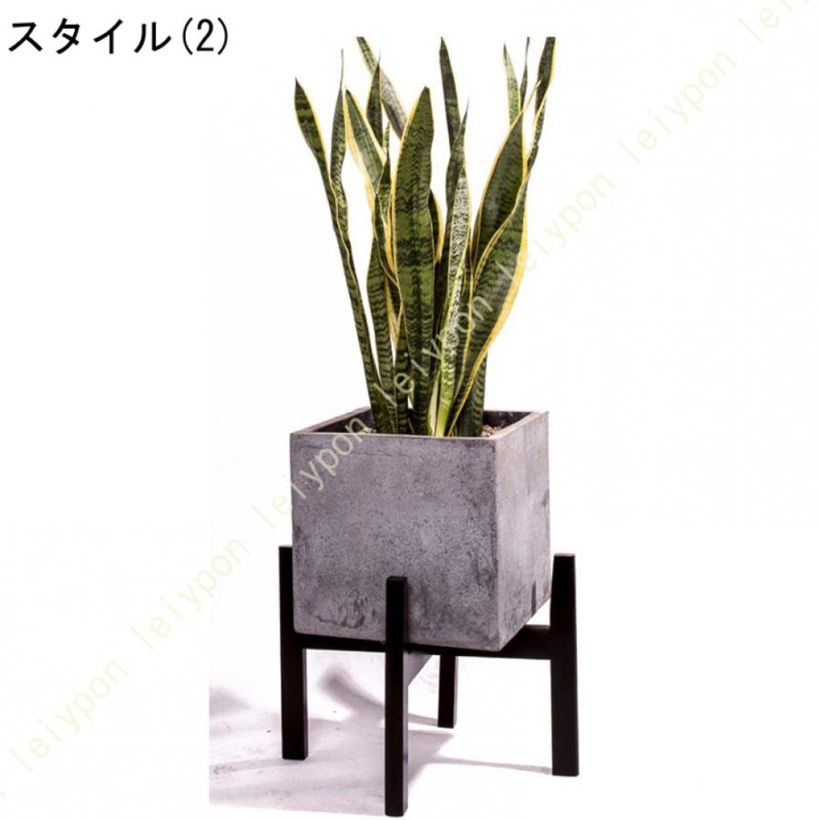 プランタースタンド フラワースタンド 天然木 木製 観葉植物 ポットスタンド 室内 屋外 玄関 鉢台 花瓶台 鉢置き フラワーポット 植木台 植木鉢 インテリア_4