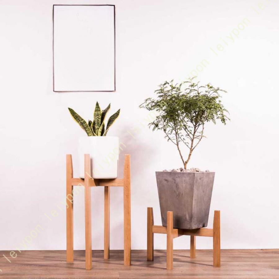 プランタースタンド フラワースタンド 天然木 木製 観葉植物 ポットスタンド 室内 屋外 玄関 鉢台 花瓶台 鉢置き フラワーポット 植木台 植木鉢 インテリア_5