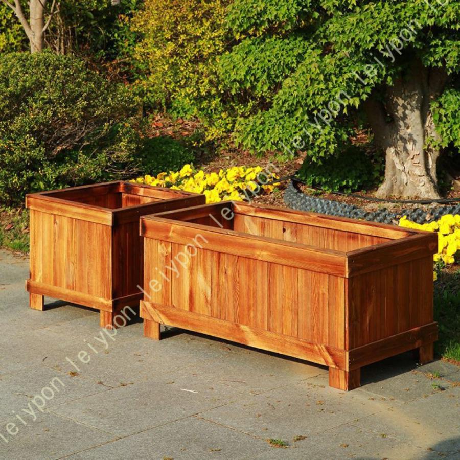 木製プランター鉢 ウッドプランター 鉢カバー 植木鉢 鉢植え 花