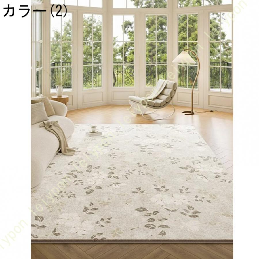 カーペット ラグ シャギー 洗える 遮音 滑り止め 四季適用 防ダニ 抗菌 防臭 ずれにくい 床保護マット 耐久性 厚手 タタミ用 キッチン 床暖房対応