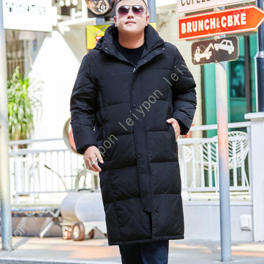 ダウンコート ロングコート メンズ フード付き アウター ロングコート
