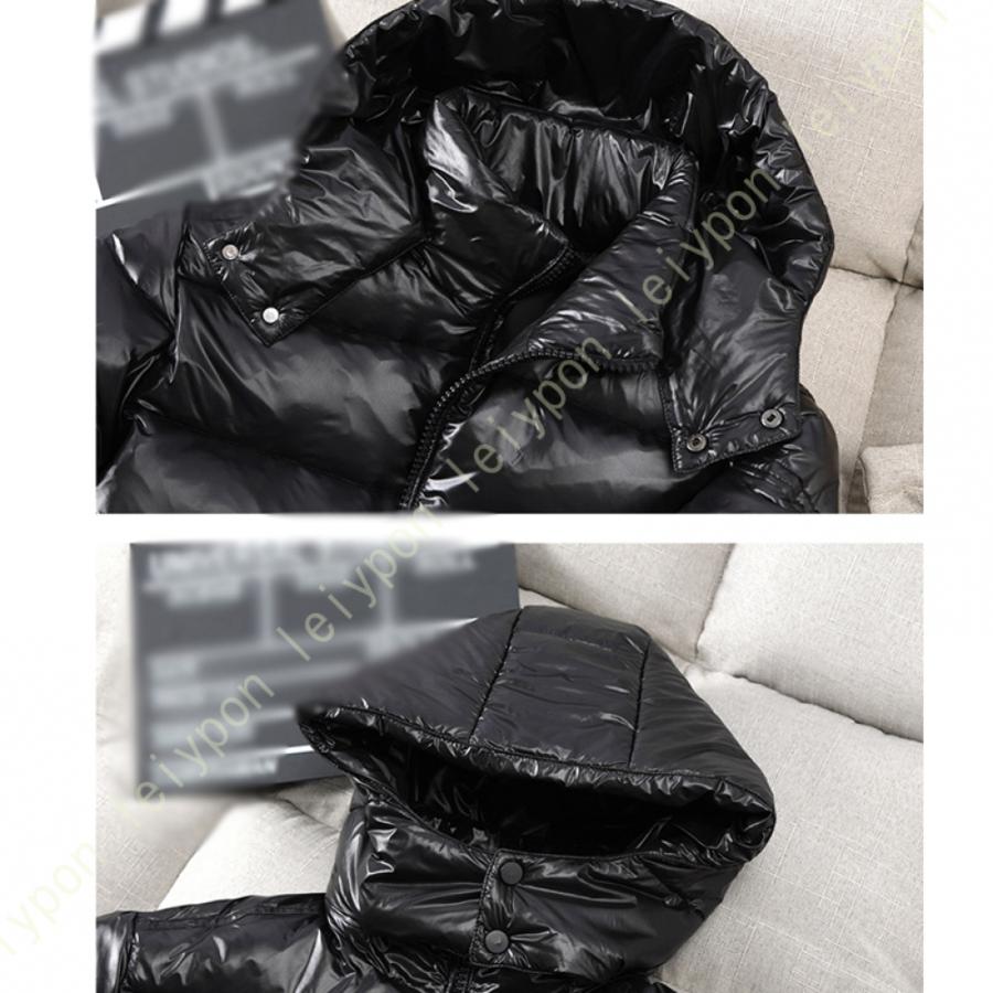 ダウンジャケット フード エナメル 光沢 軽量 メンズ 冬服 防風 ダウンジャケット フード エナメル 光沢 軽量 メンズ 冬服 防風