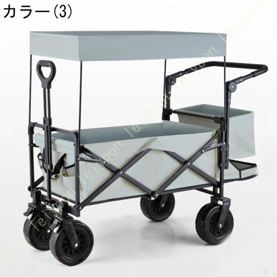 ⑯-2　未使用/新品　大型犬対応 ペットカートワゴン 耐荷重150kg 屋根付き ノーパンク仕様 ストッパー付き 中型犬 大型犬 ペットカート 大型犬対応 耐荷重100kg ポンポラー ペット クラシック