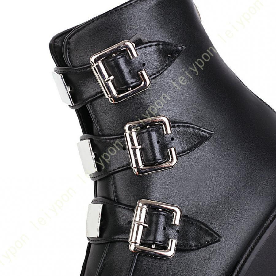 靴 ブーツ レディース 厚底 22.5-26cm チャンキーヒール 太 靴 ブーツ レディース 厚底 22.5-26cm チャンキーヒール 太